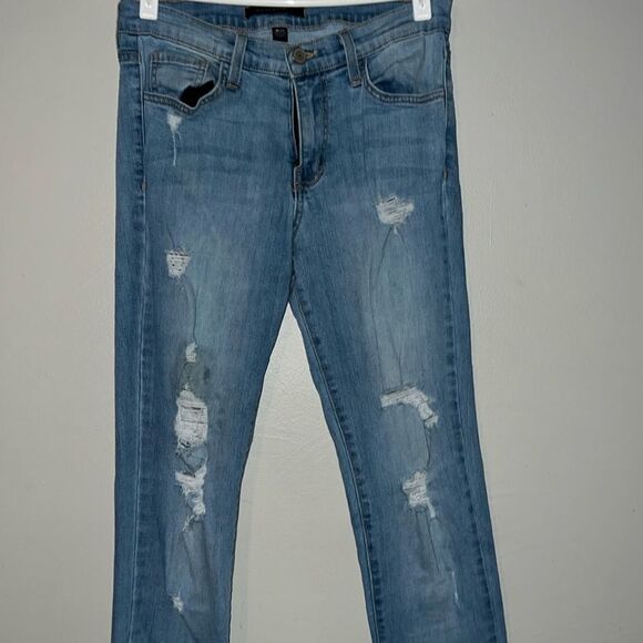 Flying Monkey distressed mid rise skinny jeans, size 27 - Picture 1 of 7